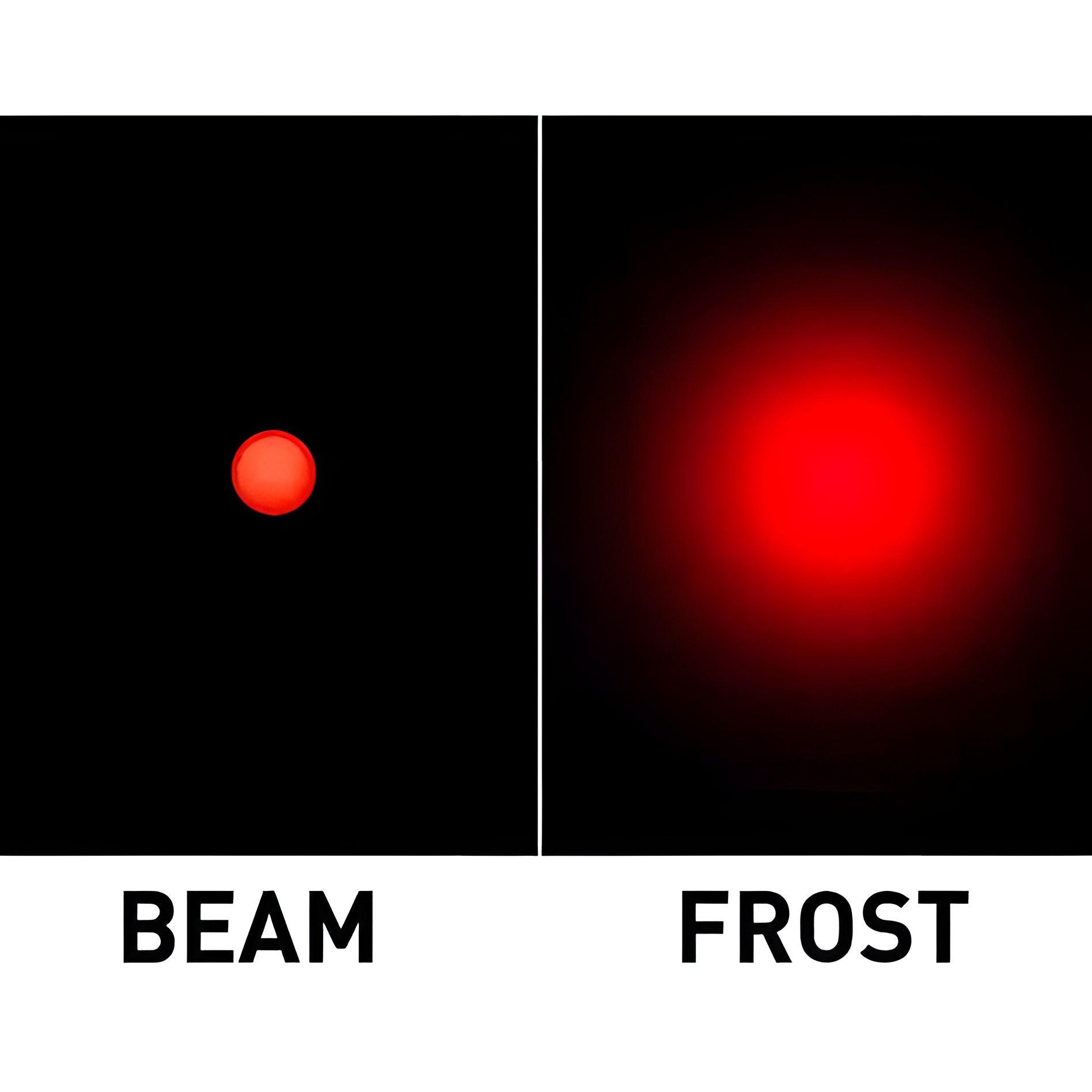 L'effet frost sur les beams change le focus pour élargir le faisceau