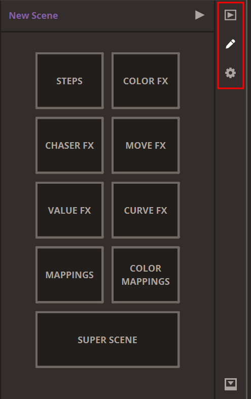 Différents modes de presets